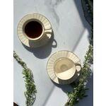 Set of 2 Nina porcelain cups and plates 220ml 6