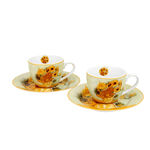 Set of 2 Van Gogh Sunflower espresso cups 90ml 2