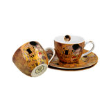 2 espresso cup set Gustav Klimt The Kiss 90ml 2