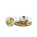 Set 2 cesti espresso portelan Monet Camp de Maci 90 ml 3