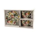 2 db virágos porcelán csésze készlet Spring 250ml 4