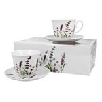 Lavender porcelain cups 250ml set of 2 1