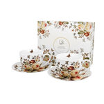 Set of 2 Zahra rose porcelain cups 250ml 1