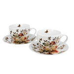 Set of 2 Zahra rose porcelain cups 250ml 2