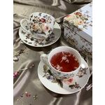 2 db Zahra rose porcelán csésze készlet 250ml 7