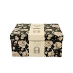 Set of 2 cups Royal English Roses black 250ml 5