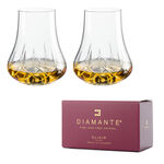 Set of 2 Diamante crystal liqueur glasses 1