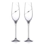 Silhouette 2 Chrystal Champagne Glass Set