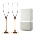 Champagne Flutes Elegance Gold 2