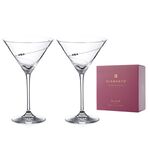 Set of 2 Glasses Martini Cristal Silhouette 2