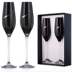 Cristal Black Silhouette Glasses 1