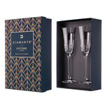 Set of 2 Kate crystal champagne glasses 2