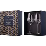 Set of 2 Venezia crystal white wine glasses 1