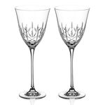 Set of 2 Kate crystal red wine glasses 310ml