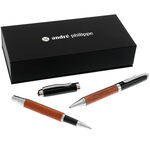 Metal and Wood Pen Set Bayonne 1