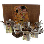 Set of 21 pieces for tea Klimt: Kiss 1