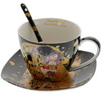 21-piece Klimt teapot set: Black Kiss 4