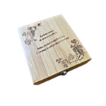 Set 4 Accesorii Vin in Cutie Bambus Personalizabila 5