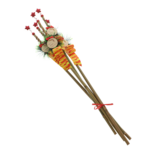 Set 5 bețe Mos Nicolae Stai Cuminte Personalizate 5