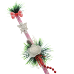 Set 5 Nuielușe Roz cu Înger – Bețe Moș Nicolae Handmade, Personalizabile, 60 cm 5