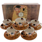 Set of 6 mugs Gustav Klimt: The Kiss 1