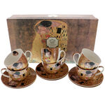 Set of 6 mugs Gustav Klimt: The Kiss 2