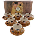 Set of 6 mugs Gustav Klimt: The Kiss 3