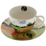 Set of 6 porcelain mugs Claude Monet: Poppies 3