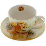 6 db-os porcelán csésze szett Van Gogh: Napraforgó 4