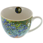 Set of 6 van gogh iris porcelain mugs 3