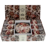 Set 6 cesti portelan secret garden 6