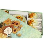 Set of 6 porcelain cups van Gogh Sunflowers 280ml 4