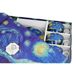 Set of 6 porcelain cups van Gogh Starry night 280ml 4