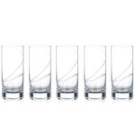 Set of 6 Chrystal Glasses Long Drink Lux Aurora 3