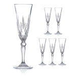 Set 6 Pahare Sampanie din Cristal Deluxe Chatsworth