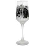 Set of 6 gray painted champagne glasses 3