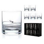 Set of 6 Soho Crystal Whiskey Glasses
