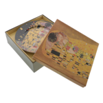 Set 7 Farfurii cu paleta prajituri Gustav Klimt Sarutul 6