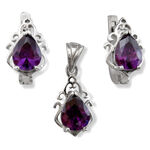 Purple Silver Set 1