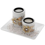 Set Aromaterapie 2 Lumanari Floare 1