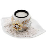 Globe Candleholder with Flower 1