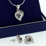 Silver Jewelry Set My Heart 4