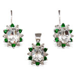 Green Retro Jewlery Set 1