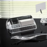 Organizator birou transparent 2