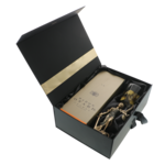 Set cadou Baron Justice cu cognac, pahar si statueta 4