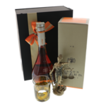 Set cadou Baron Justice cu cognac, pahar si statueta 3