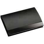 Leather business card holder and keyring gift set 3