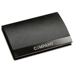 Leather business card holder and keyring gift set 4