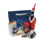 Set cadou Craciun cu Sticla Deghizata in Mos