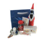 Set cadou Craciun cu Sticla Deghizata in Mos 2